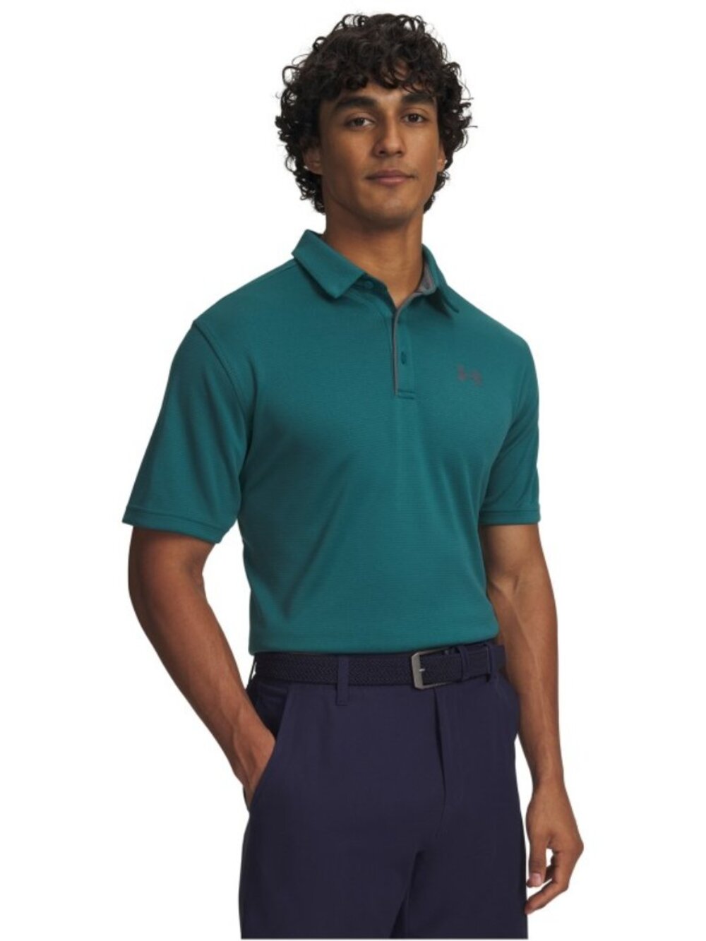 Under Armour Men's Tech Polo Green Knit Tops XXXXL 4XL Big & Tall 50% off Retail